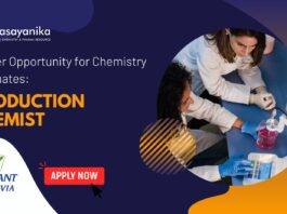 Career Opportunity for Chemistry Graduates- Jubilant Life Sciences: Production Chemist Job- Apply Now 