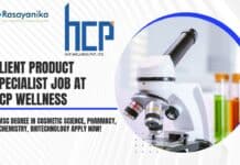 Client Product Specialist Job at HCP Wellness – BSc MSc degree in Cosmetic Science, Pharmacy, Chemistry, Biotechnology Apply Now!