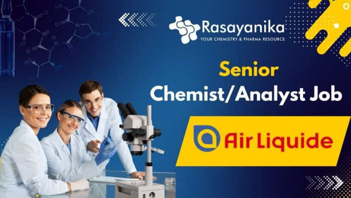  Senior Chemist/Analyst Job
