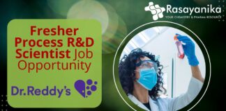 Fresher Process R&D Scientist Job Opportunity