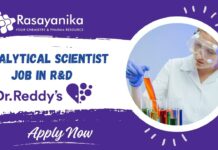 Analytical Scientist Job at Dr. Reddy’s Laboratories - Organic Chem Apply