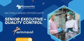 Exciting Career Opportunity: Senior Executive – Quality Control Job in Amneal Pharmaceuticals- Apply Now 