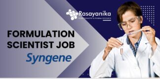 Formulation Scientist Job at Syngene, Bangalore — Apply Now!