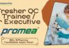 Fresher QC - Trainee Jr Executive at Promea - BSc, B.Pharma Candidates Apply Now!