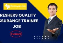 Freshers Quality Assurance Trainee Job