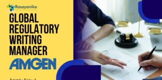 Global Regulatory Writing Manager at Amgen - Apply Now!