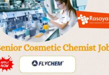  Senior Cosmetic Chemist Job