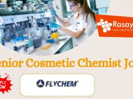  Senior Cosmetic Chemist Job