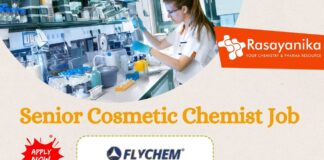  Senior Cosmetic Chemist Job