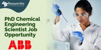 PhD Chemical Engineering Scientist Job Opportunity