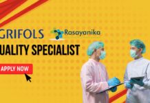Grifols Hiring: Quality Specialist Job in Gurgaon- Apply Now 