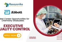 Latest Career Opportunities for Chemistry Graduates: Executive Quality Control Job at Abbott- Apply Now