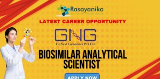Latest Career Opportunity: Biosimilar Analytical Scientist Job at Genext Genomics, Nagpur- Apply Now 