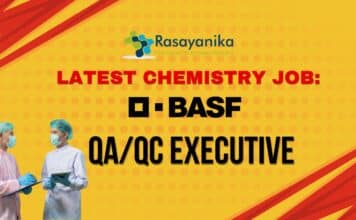 QA/QC Executive Job at BASF SE – Apply for a Key Quality Role Latest Chemistry Job: QA/QC Executive Job at BASF SE – Apply for a Key Quality Role