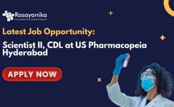 Latest Job Opportunity: Scientist II, CDL at US Pharmacopeia Hyderabad- Apply Now Latest Job Opportunity: Scientist II, CDL at US Pharmacopeia Hyderabad- Apply Now