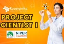 NIPER-G Recruitment 2025 Project Scientist I - PhD Chemistry