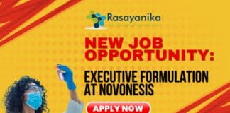 New Opportunity: Executive Formulation Job at Novonesis – Apply Today