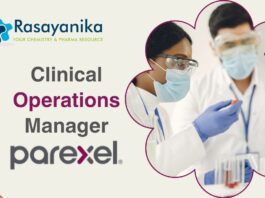Clinical Operations Manager Job at Parexel | Apply Now 