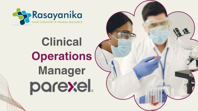 Clinical Operations Manager Job at Parexel | Apply Now 