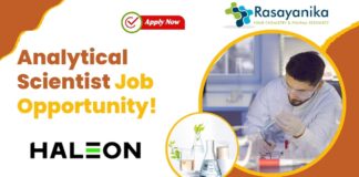 Analytical Scientist Job Opportunity!