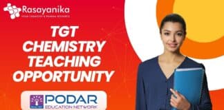 TGT Chemistry Teaching Opportunity