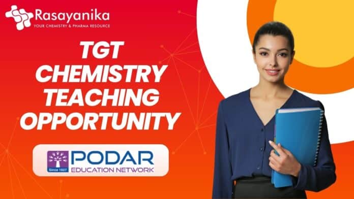 TGT Chemistry Teaching Opportunity