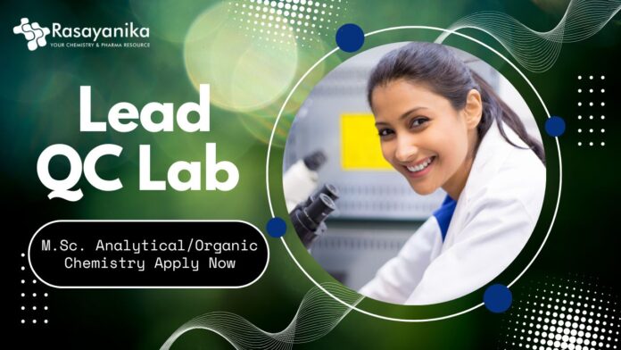 PI Industries Lead QC Lab - M.Sc. AnalyticalOrganic Chemistry Apply Now - PanoliJambusarUdaipur