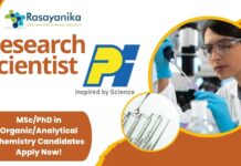 PI Industries Research Scientist -MScPhD in OrganicAnalytical Chemistry Candidates Apply Now!
