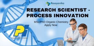 PI Industries Research Scientist - Process Innovation - MScPhD Organic Chemistry Apply Now 