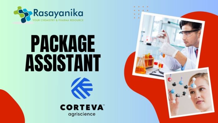 Package Assistant at Corteva Agriscience | Hyderabad Job Opening
