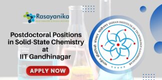 Postdoctoral Positions in Solid-State Chemistry at IIT Gandhinagar