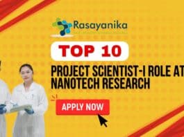 Project Scientist-I Role at VIT: Nanotech Research - Apply Now 