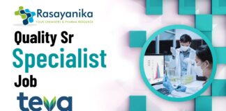 Quality Sr Specialist Job at Teva Pharmaceuticals – Apply Now!