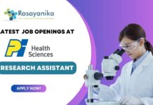 PI Health Sciences Pharmaceutical Sciences Job Opening, Apply Online