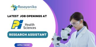 PI Health Sciences Pharmaceutical Sciences Job Opening, Apply Online