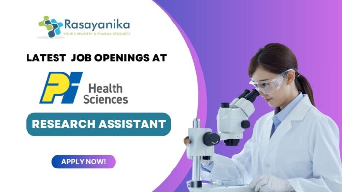 PI Health Sciences Pharmaceutical Sciences Job Opening, Apply Online