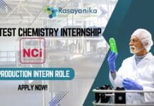 Chemistry Internship at National Chemical Industries