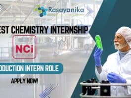 Chemistry Internship at National Chemical Industries