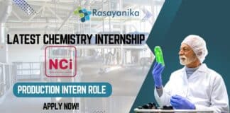 Chemistry Internship at National Chemical Industries