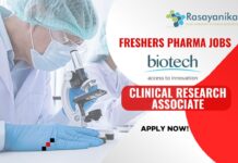 Freshers Pharma Jobs