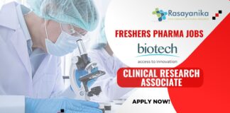 Freshers Pharma Jobs
