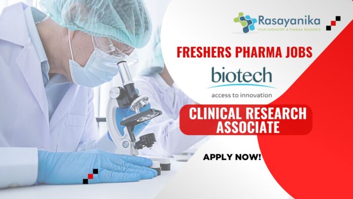 Freshers Pharma Jobs