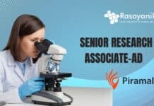 Senior Research Associate-AD at Piramal | Apply Now!