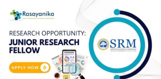Research Opportunity: Junior Research Fellow Job at SRMIST, Chennai – Apply Now