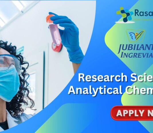 Research Scientist Analytical Chemistry Job at Jubilant Ingrevia- Apply Now