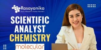 Scientific Analyst Chemistry Job at Molecular Connections, Apply Online