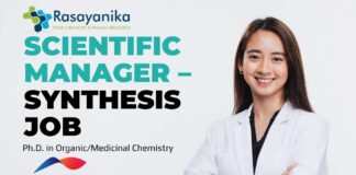 Scientific Manager – Synthesis Job at Aragen Apply Now