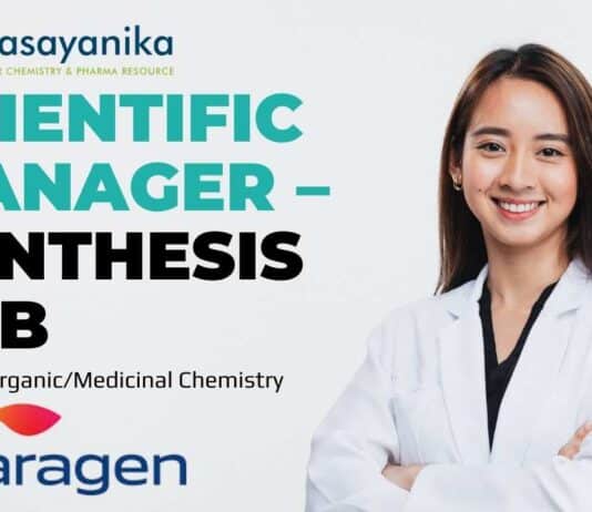 Scientific Manager – Synthesis Job at Aragen Apply Now