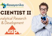 Scientist II - Analytical Research & Development USP Careers