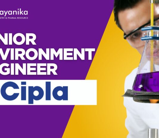 Senior Environment Engineer Job at Cipla – Apply Now!